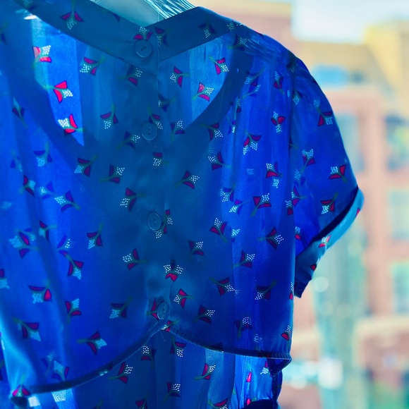 Reformed Retro Pin-Up 1950’s Pleated Dress - Picture 7 of 9